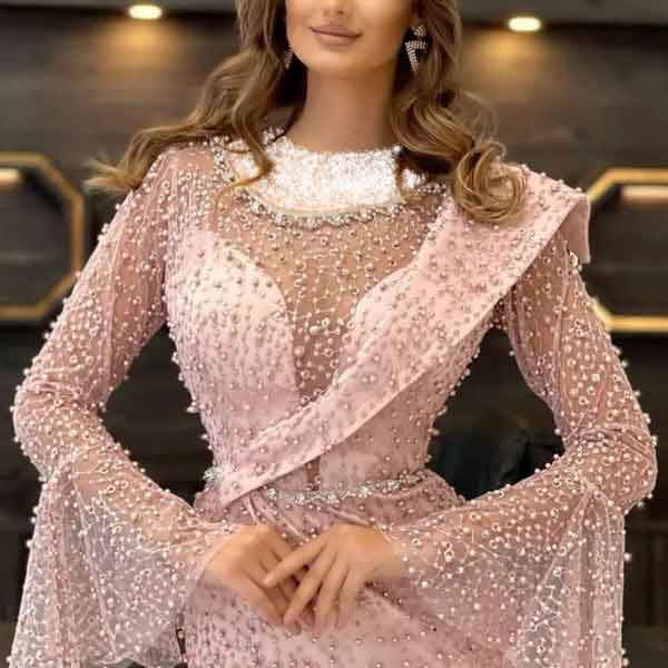 مدل لباس مجلسی زنانه خاص کوتاه و بلند فوق العاده لاکچری و دلبر کیوت