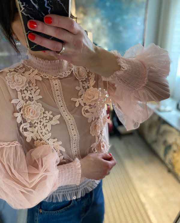 مدل شومیز گیپور کوتاه و بلند دخترانه و زنانه با طرح های شیک وجدید