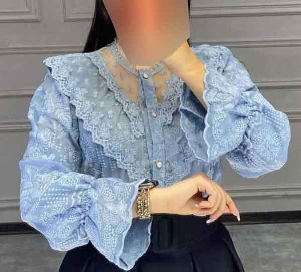 مدل شومیز گیپور کوتاه و بلند دخترانه و زنانه با طرح های شیک وجدید