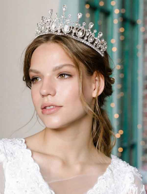 مدل تاج عروس جدید پرنسسی و شیک مخصوص خاص پسندا و لاکچریا