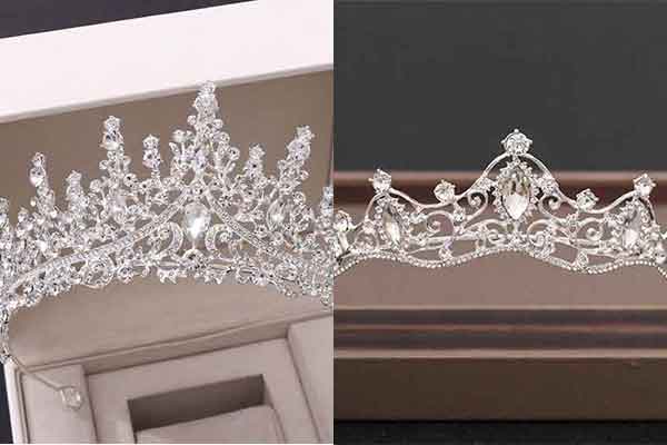 مدل تاج عروس جدید پرنسسی و شیک مخصوص خاص پسندا و لاکچریا