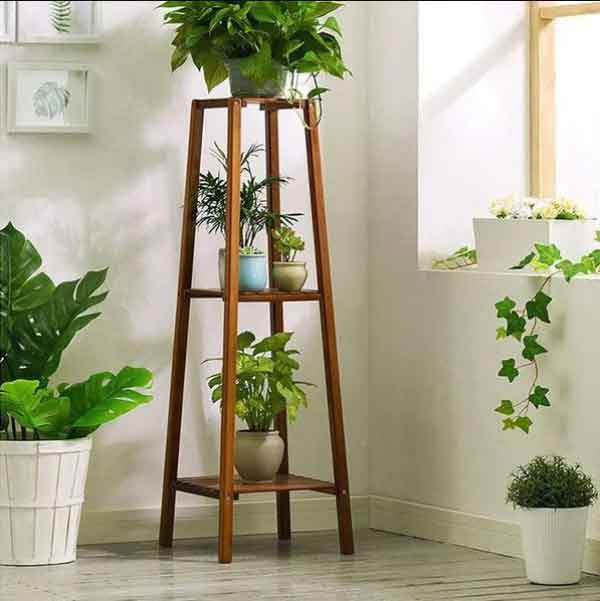 تصاویر مدل استند گل شیک ساده برای فضای داخلی خانه و بیرون