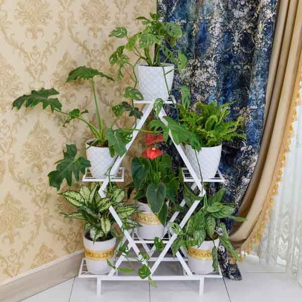 تصاویر مدل استند گل شیک ساده برای فضای داخلی خانه و بیرون