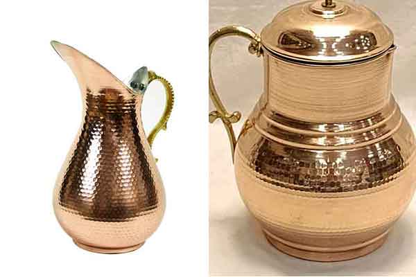 تصاویر مدل پارچ مسی اصل شیک با طرح های نوستالژی جذاب