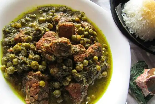فوت و فن خورش نخود فرنگی