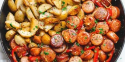 فوت و فن سوسیس سیب زمینی تنوری و راز خوشمزگی سوسیس سیب زمینی تنوری
