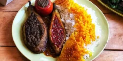 فوت و فن خوراک بادمجان کبابی و راز خوشمزگی خوراک بادمجان کبابی خوشمزه و خانگی