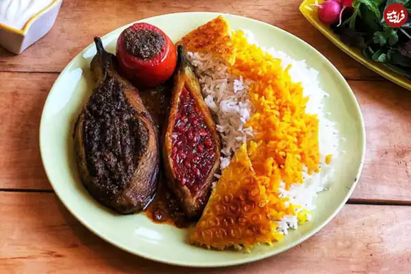 فوت و فن خوراک بادمجان کبابی و راز خوشمزگی خوراک بادمجان کبابی خوشمزه و خانگی