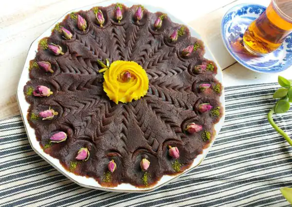 فوت و فن حلوا شکلاتی و راز خوشمزگی حلوا شکلاتی خوشمزه و خانگی