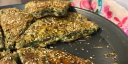 فوت و فن نان اسفناج و راز خوشمزگی نان اسفناج خوشمزه و خانگی