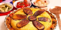 فوت و فن بادمجان پلو و راز خوشمزگی بادمجان پلو خوشمزه و خانگی
