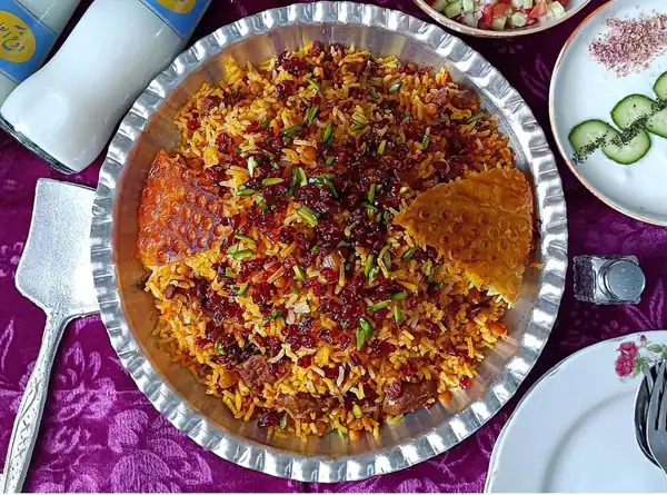 فوت و فن پلو شاه عباسی و راز خوشمزگی پلو شاه عباسی خوشمزه و خانگی